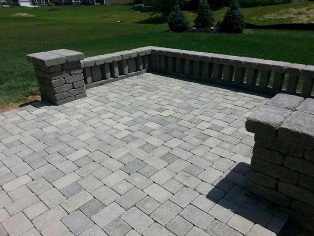 A recent hardscape contractor job in the  area
